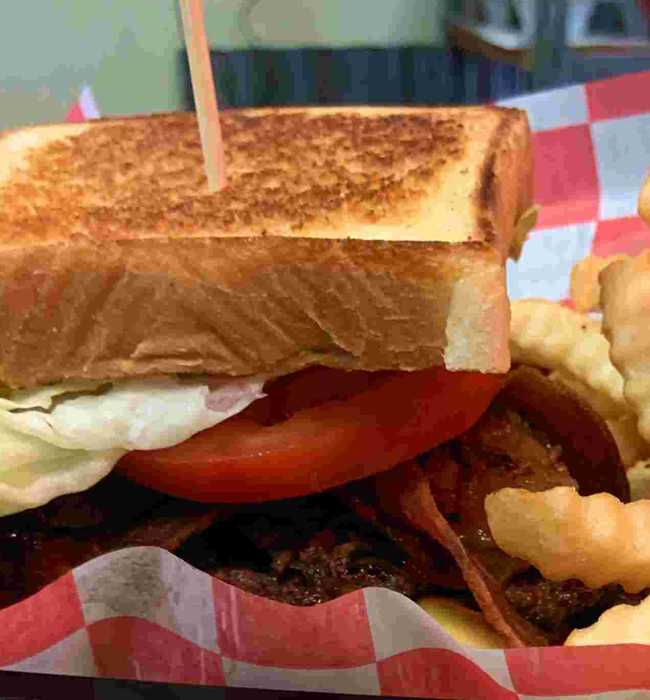 BLT with Fries - Pig Pen Barbeque